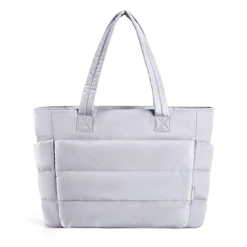 2024 New Women'S Bag Solid Color Tote Bag Commuting Shoulder Bag Female Handbags Leisure Simple Mommy Go Out Bag